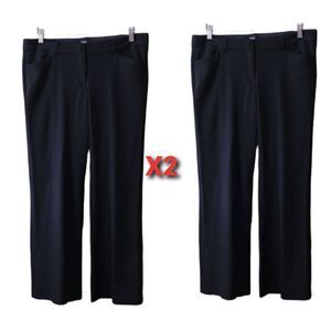 TBA The Shag Vintage Y2K Black Career Work Office Slack Pants 11 Low Rise